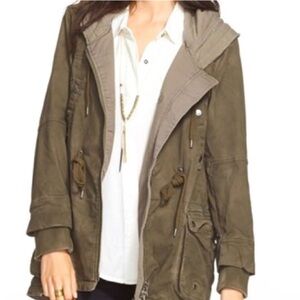 Free People Distressed Oversized Jacket